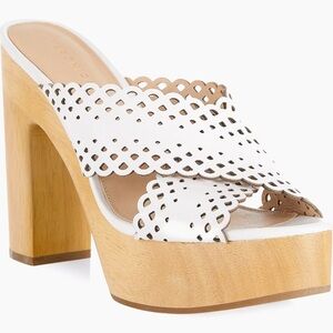 🌹VERONICA BEARD🌹 Gaynor Platform Leather Sandals Size: 9.5